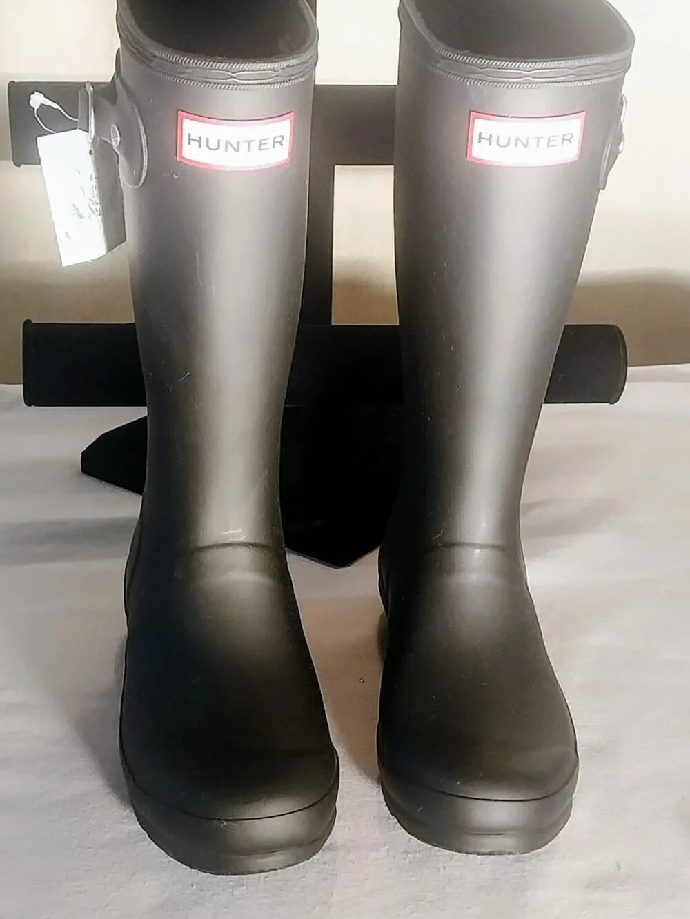NWT Hunter Kids' Original Tri-Colour Logo Backstrap Rain Boot Size 2b/3g